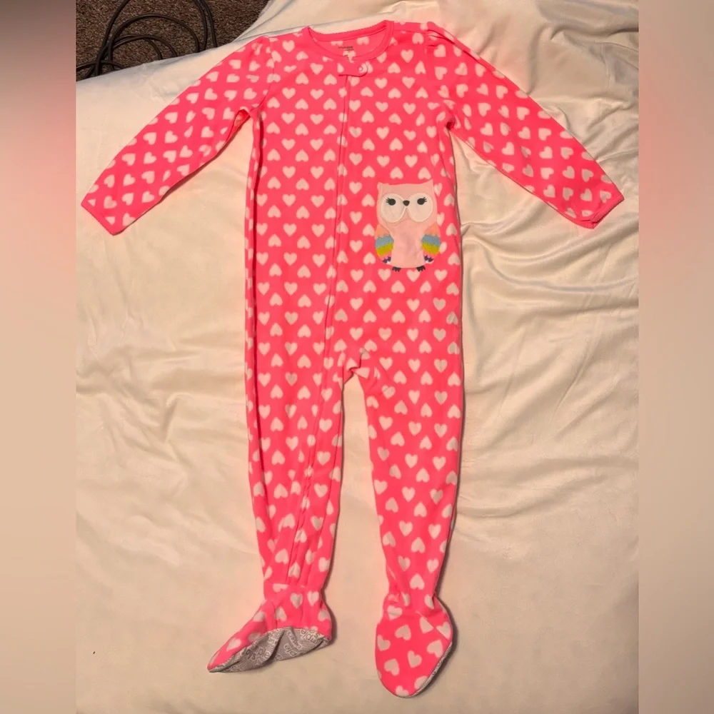 Carter's Fleece Footed Pajamas- like new! - Picture 6 of 11